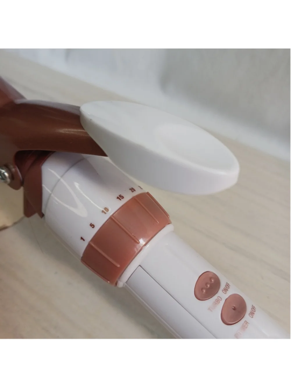 Conair Double Ceramic 1 Inch Curling Iron White Rose Gold